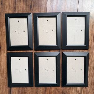 Elegant Black Picture Frame Collection - 4x6